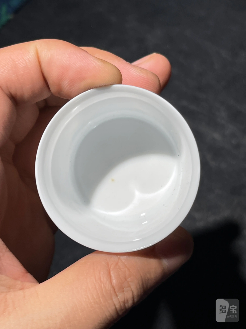解放初 雷火莲风格粉彩十八罗汉杯一套十八件 - 图9